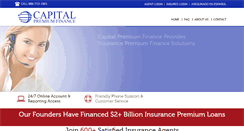 Desktop Screenshot of capitalpremiumfinance.com